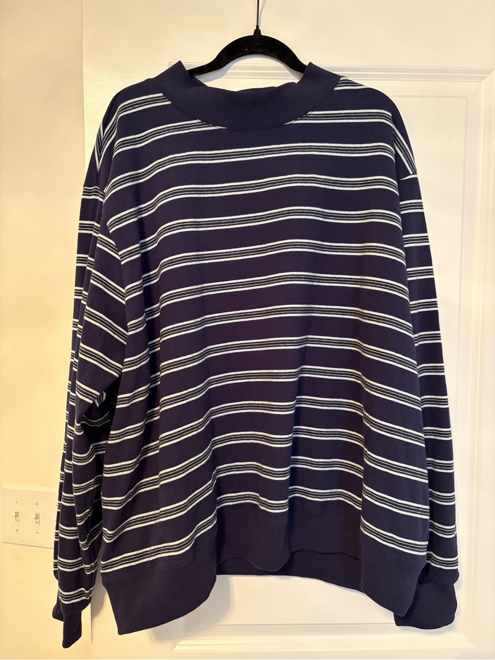 Parke Striped Mockneck - Picture 2 of 8